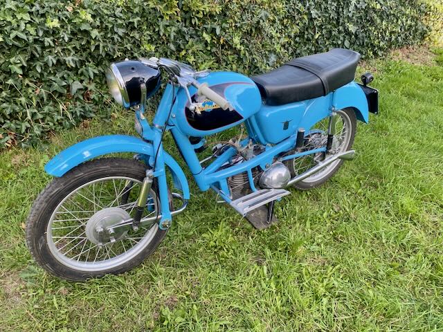 Aermacchi 125 U/N de 1954 – Prototipo, Rara Ligera Italiana, Estado Casi Perfecto